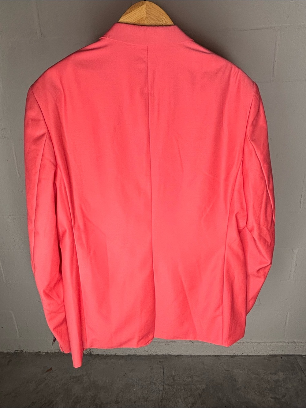 Mage Male Mens Large Pink Blazer Formal Dress Jacket Stylish Suit Coat - Picture 3 of 4